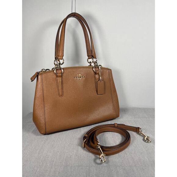 Coach New York, Christine Double Zipper, Brown Leather, Style No. A1780-F57533 - Picture 1 of 12